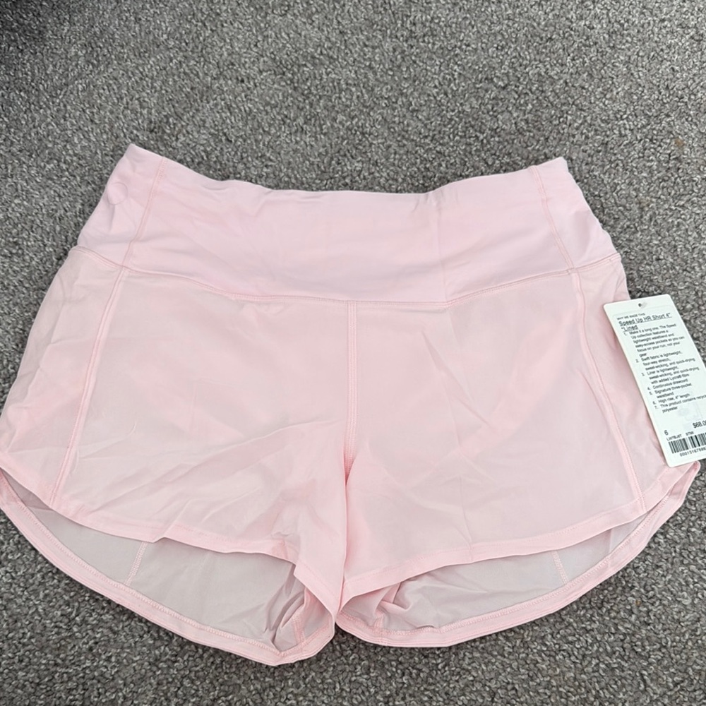 Lululemon speed up shorts 4”